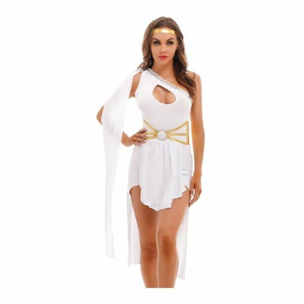 Robe romaine courte pour femme