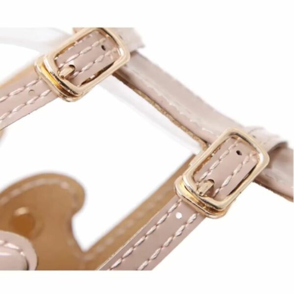 Sandales dorées romaines à talons – Feuilles impériales