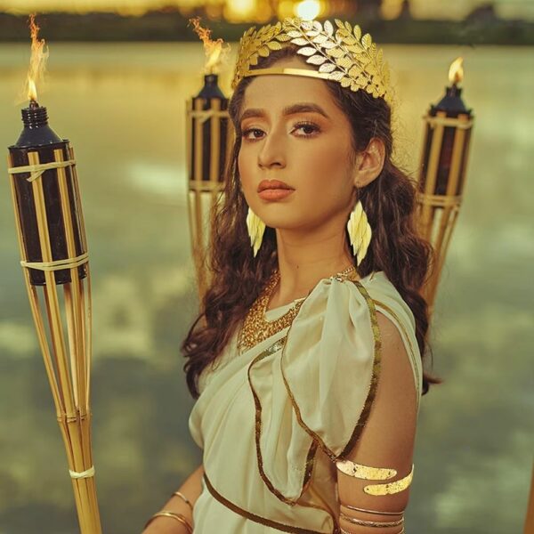 Couronne romaine dorée impériale