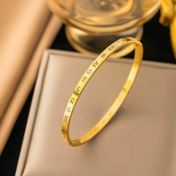 Bracelet romain jonc doré