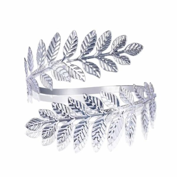 Bracelet romain laurier argenté