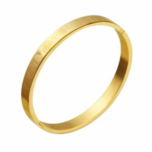 Bracelet romain jonc doré