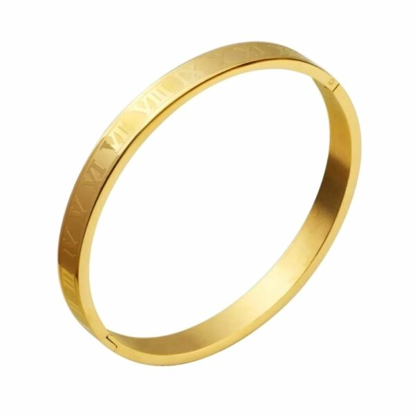 Bracelet romain jonc doré