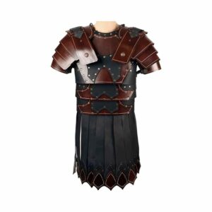 Armure romaine marron homme