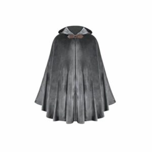 Cape romaine grise effet velours