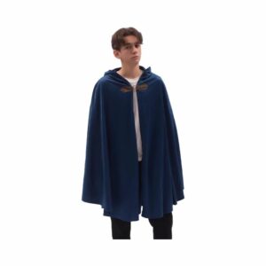 Cape romaine à capuche bleue – Image 2