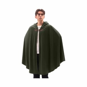 Cape romaine verte effet velours – Image 2