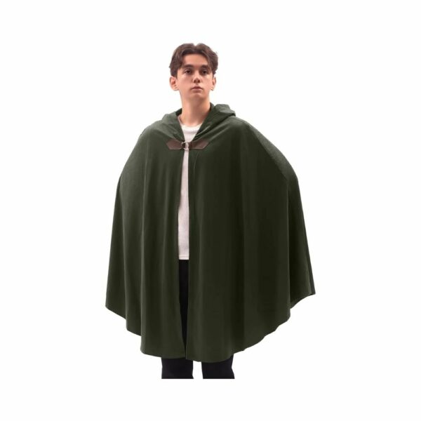 Cape romaine verte effet velours