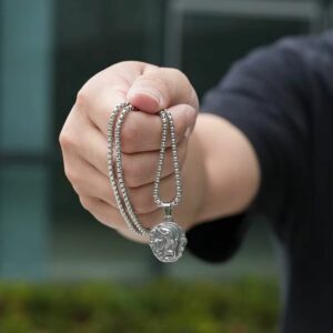 Collier tête de guerrier romain – Image 2