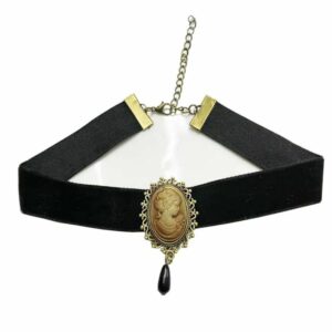 Collier ras-du-cou camée romain bronze – Image 1