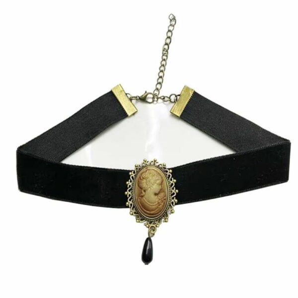 Collier ras-du-cou camée romain bronze