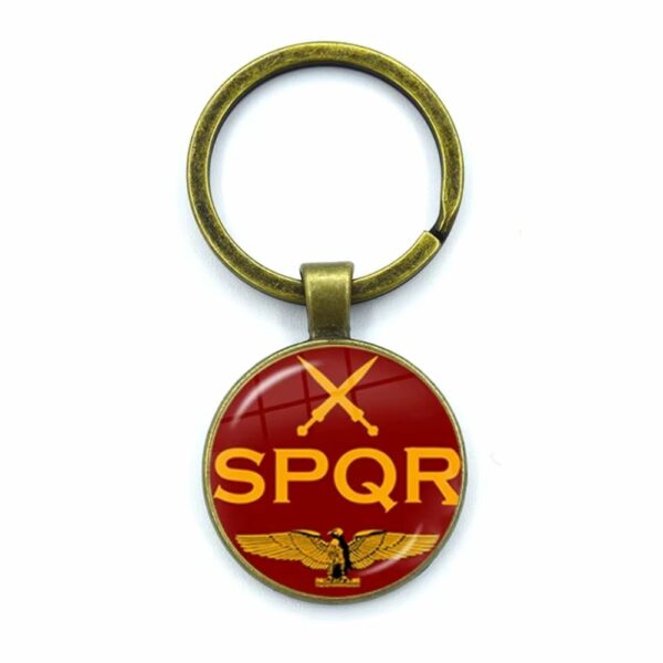 Porte-clés SPQR glaives croisés