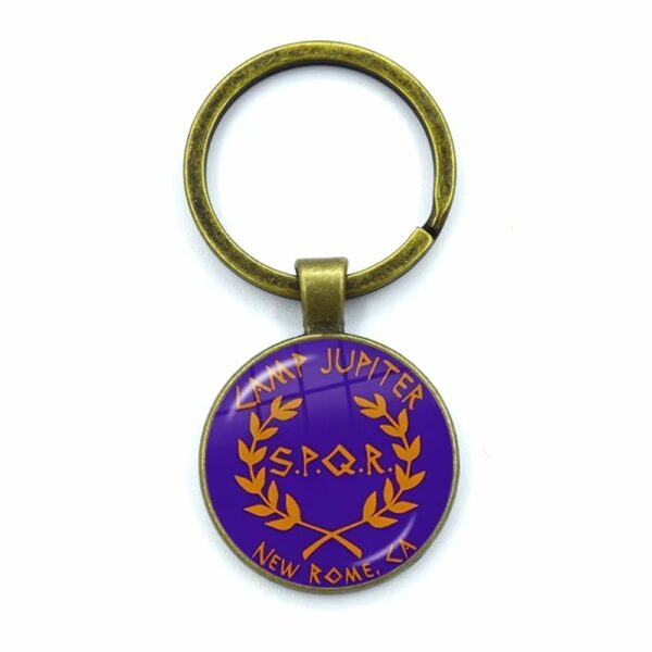 Porte-clés SPQR violet mythique