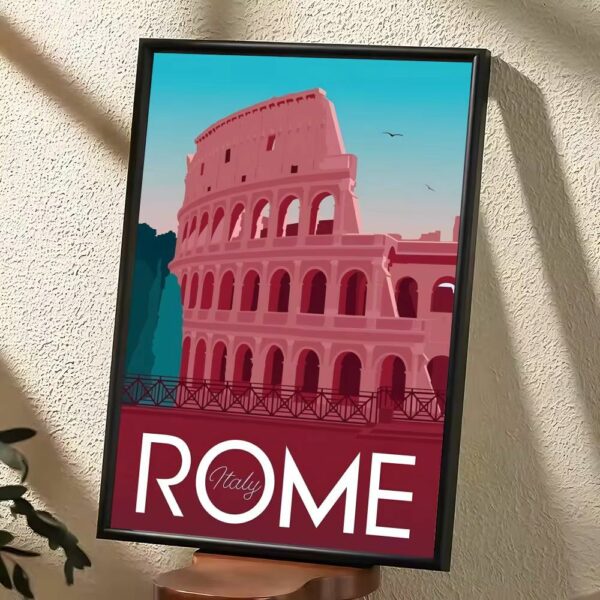 Tableau Colisée pop art