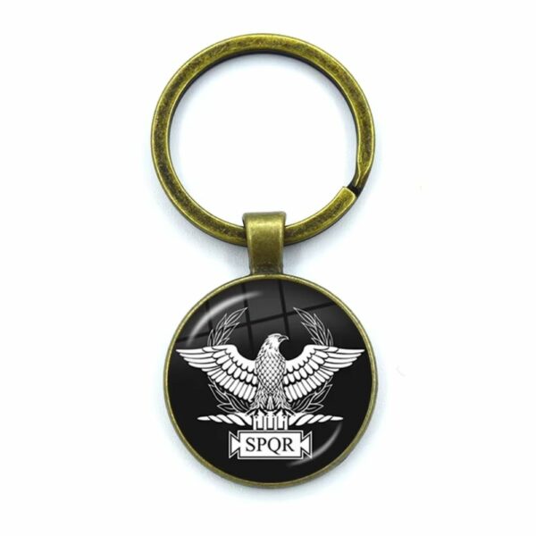 Porte-clés Aigle blanc SPQR