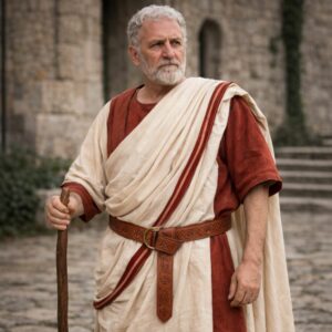 Ceinture romaine brune en cuir – Image 2