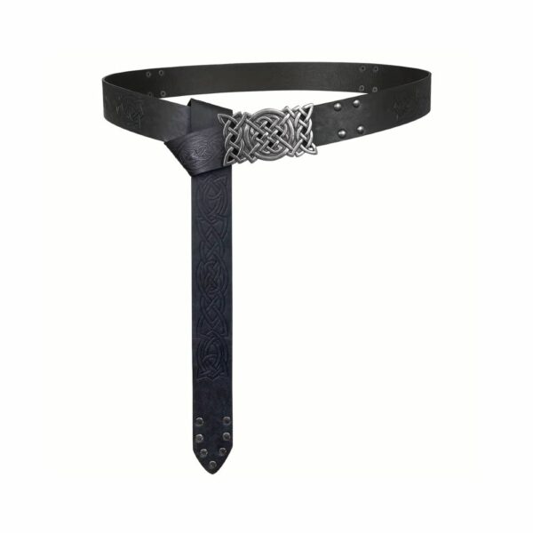 Ceinture Roma noire avec ou sans sacoche