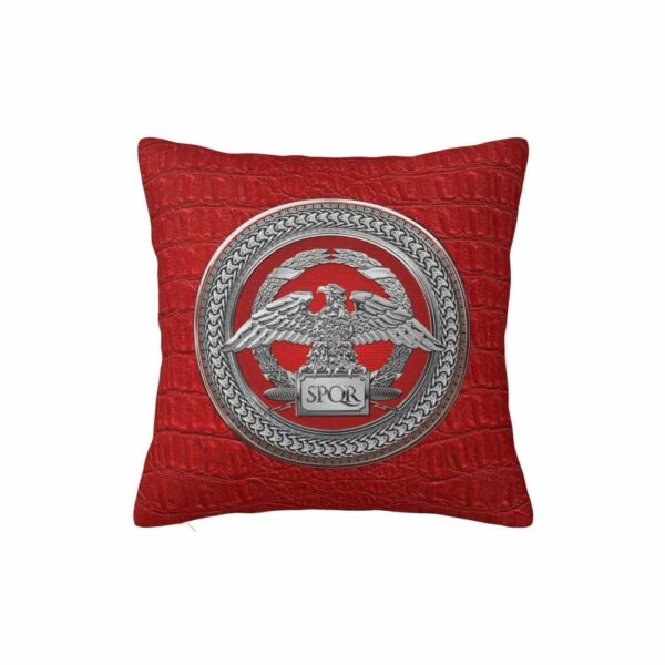 Taie d'oreiller aigle argenté SPQR