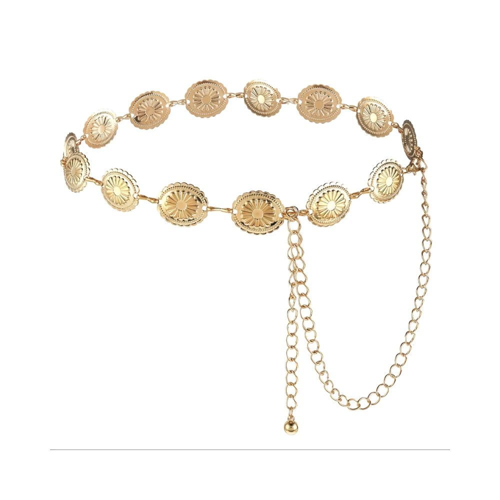 Ceinture romaine dorée médaillons impériaux – Image 2