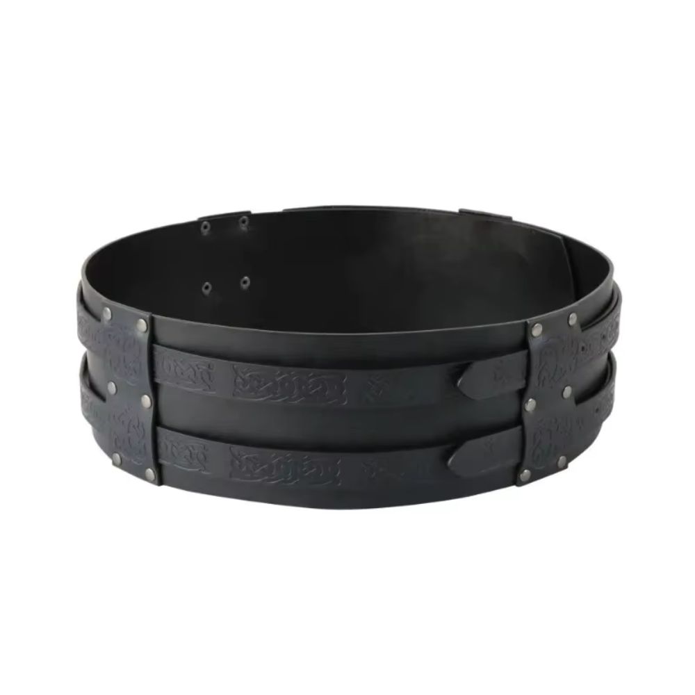 Ceinture romaine double noire – Image 1