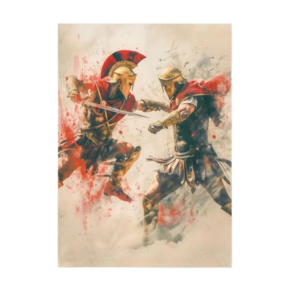 Tableau duel romain antique – Image 1