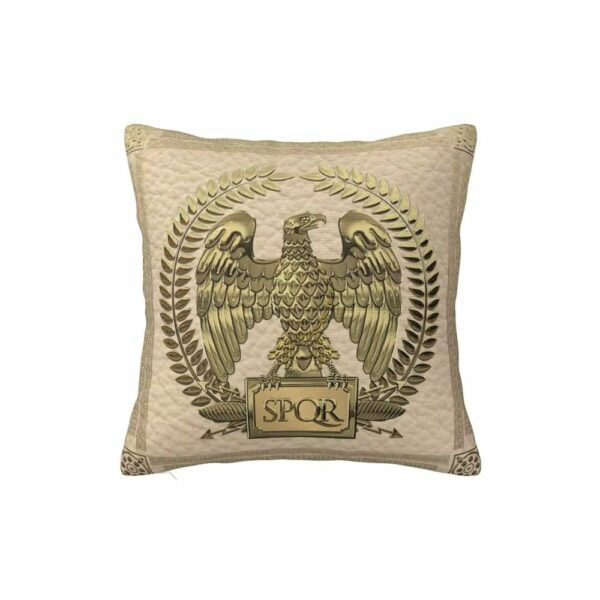 Taie d'oreiller beige romaine