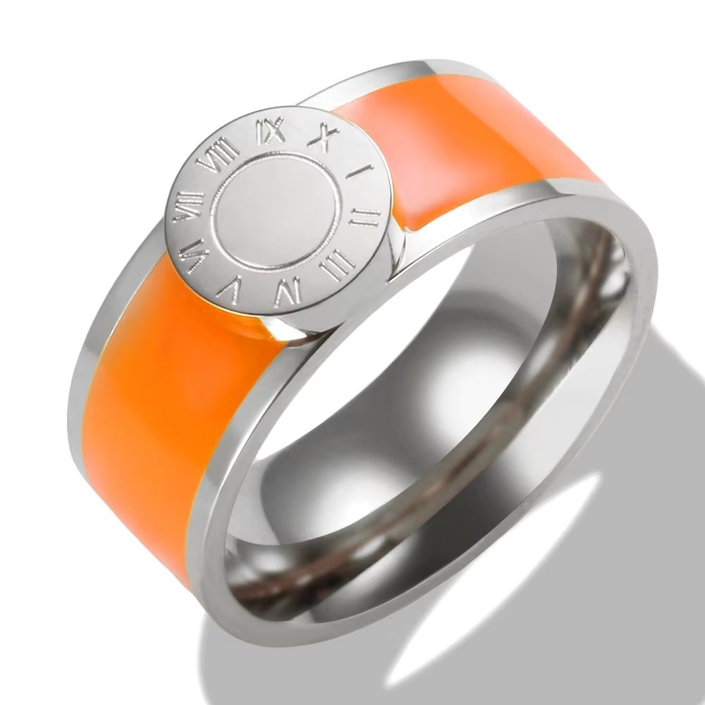Bague romaine orange vif – Image 2