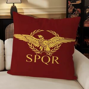 Taie d’oreiller SPQR aigle impérial doré – Image 2