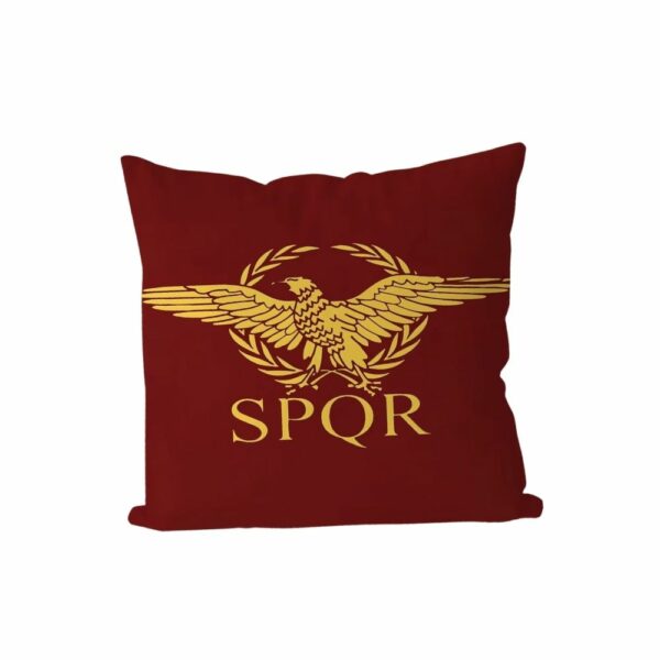 Taie d’oreiller SPQR aigle impérial doré