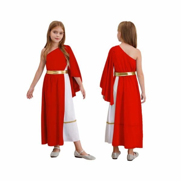 Robe antique rouge pour enfant