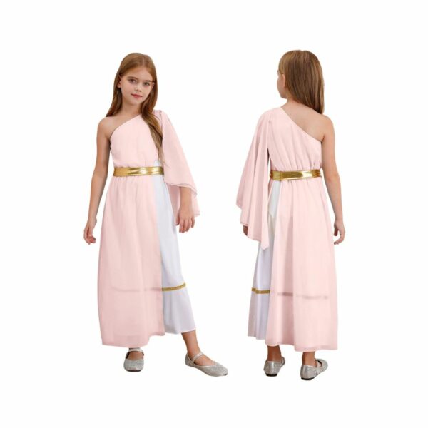 Robe antique rose clair pour fille