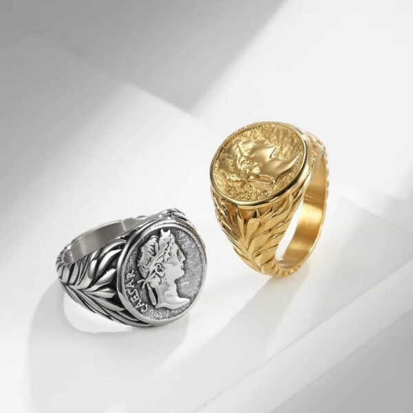 Bague César romaine homme