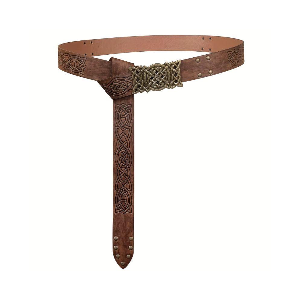 Ceinture Roma marron avec ou sans sacoche – Image 2