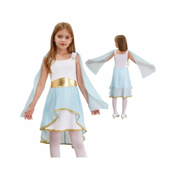 Robe courte déesse romaine pour enfant