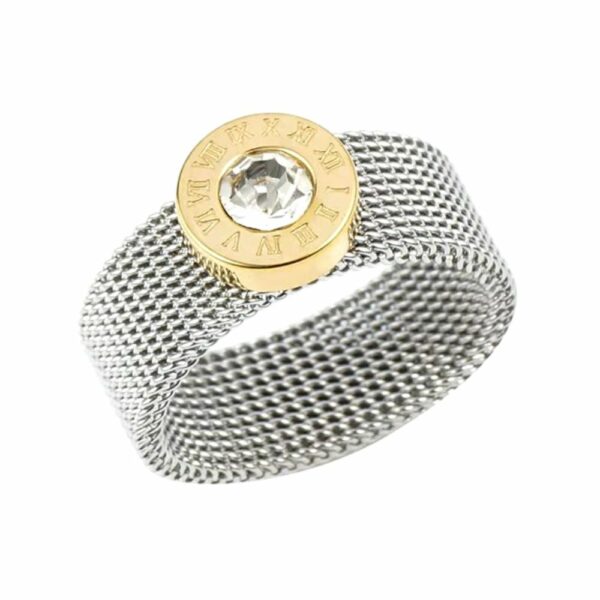 Bague filet cadran romain