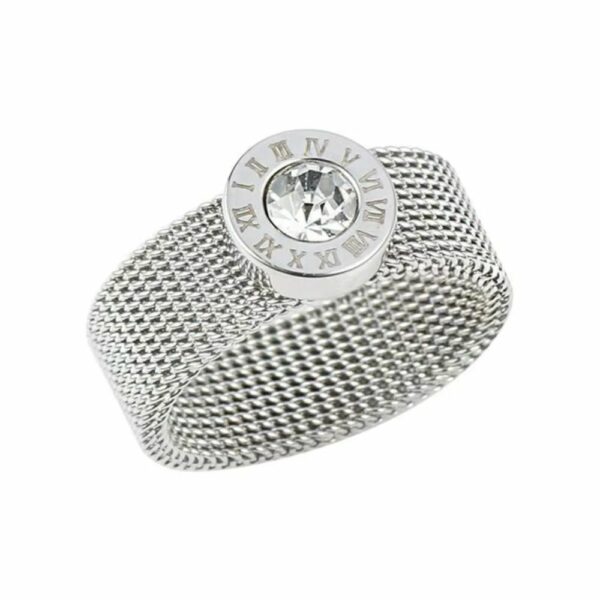 Bague filet cadran romain