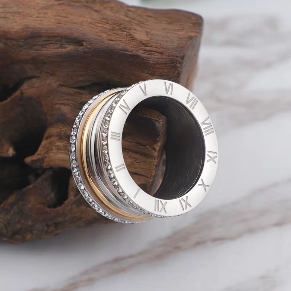 Bague romaine argentée élégante – Image 2