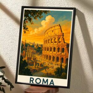 Tableau Roma coucher de soleil – Image 2