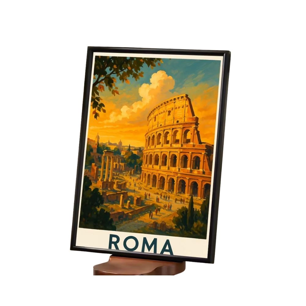 Tableau Roma coucher de soleil – Image 1