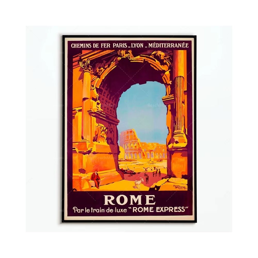 Tableau du Colisée façon manga – Image 1