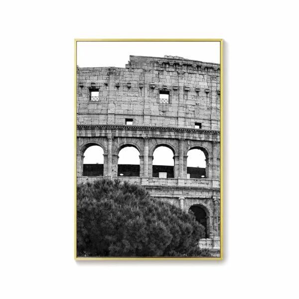 Tableau Rome antique noir et blanc