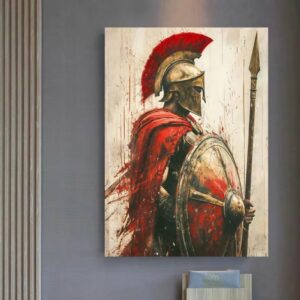 Tableau guerrier romain antique – Image 2