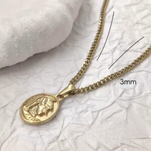 Collier César doré antique – Image 1