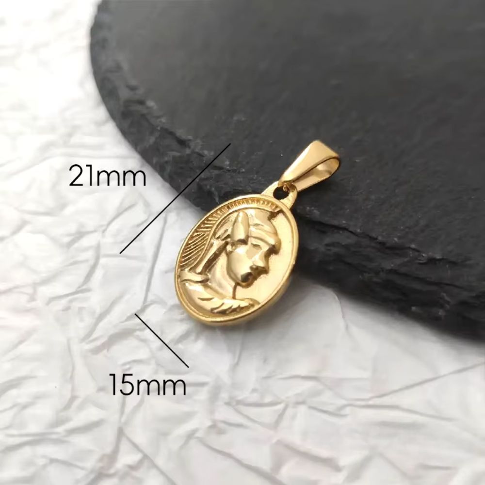 Collier César doré antique – Image 2